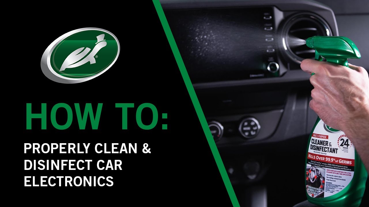 How To Properly Clean and Disinfect Car Electronics