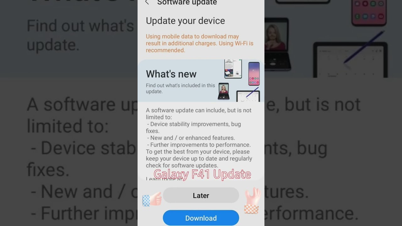 Galaxy F41😍 New Software Update #shortsvideo #viralvideo #GalaxyF41