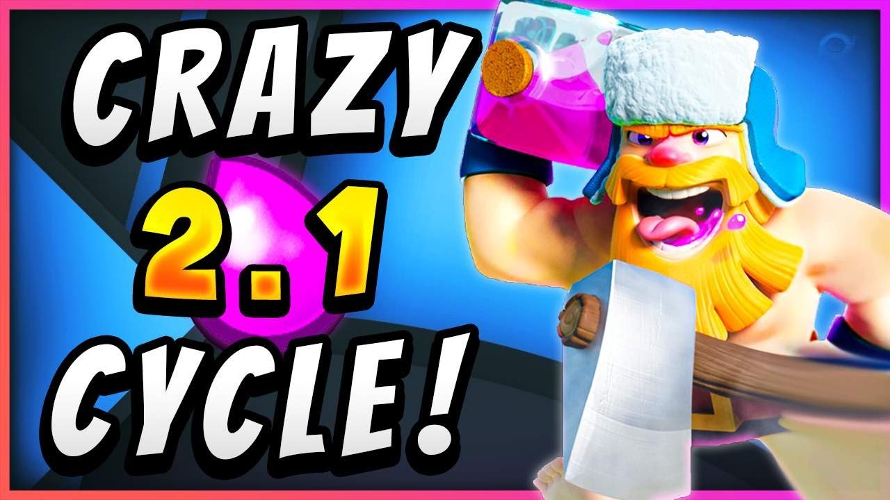 2.1 ELIXIR! CHEAPEST LUMBERJACK BALLOON DECK — Clash Royale