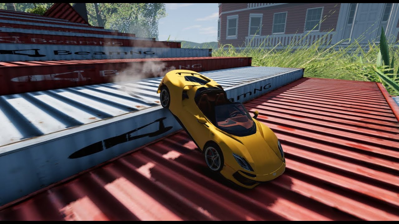 Cars vs Stairs #1 | Stairs Drop Test | BeamNg Drive