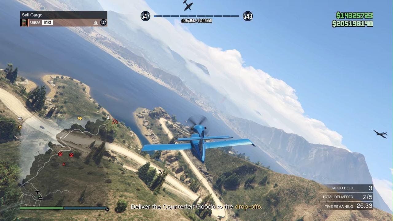 Hanger Sell Mission (Air)  Seabreeze vs Attack Planes (5 Drops) GTA Online