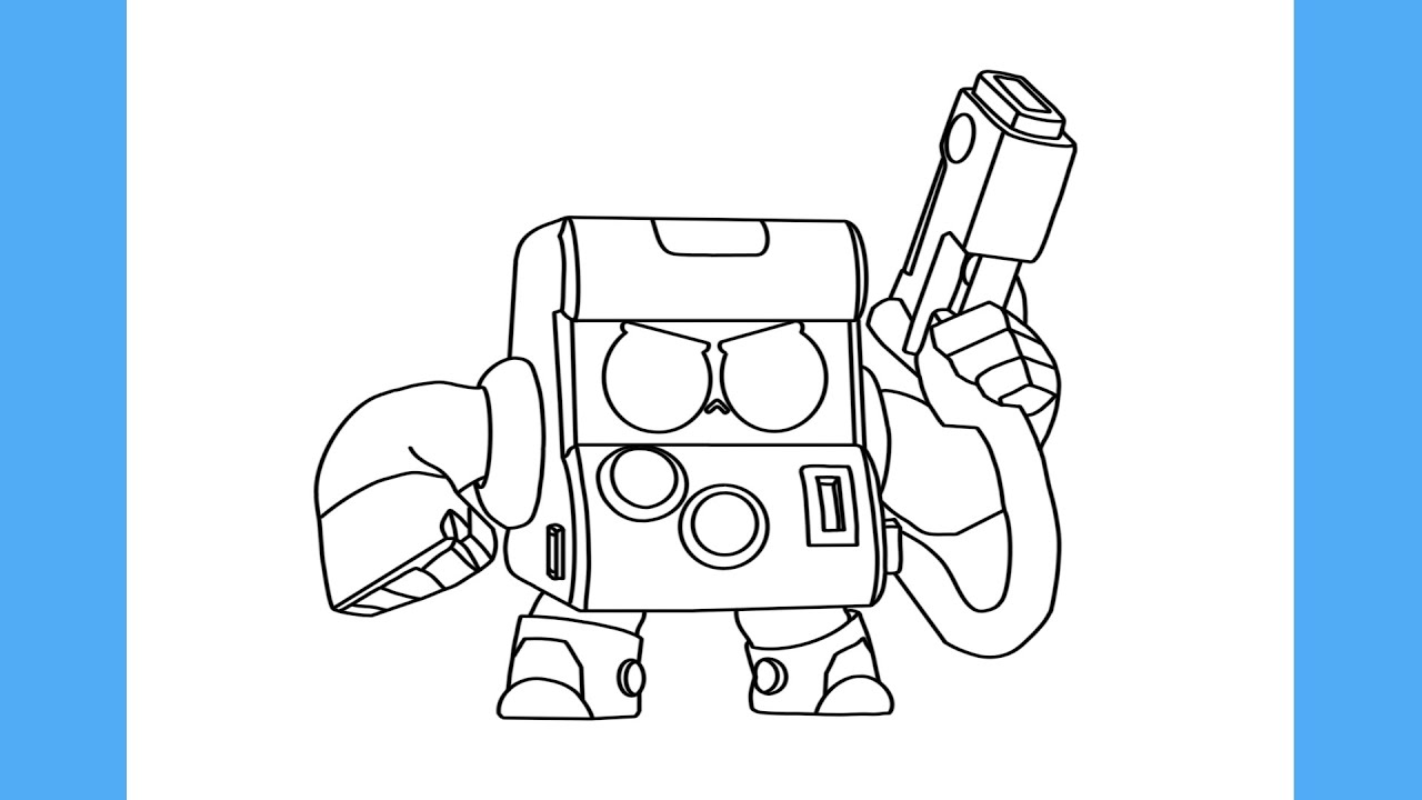 COMO DESENHAR O 8 BIT DO BRAWL STARS