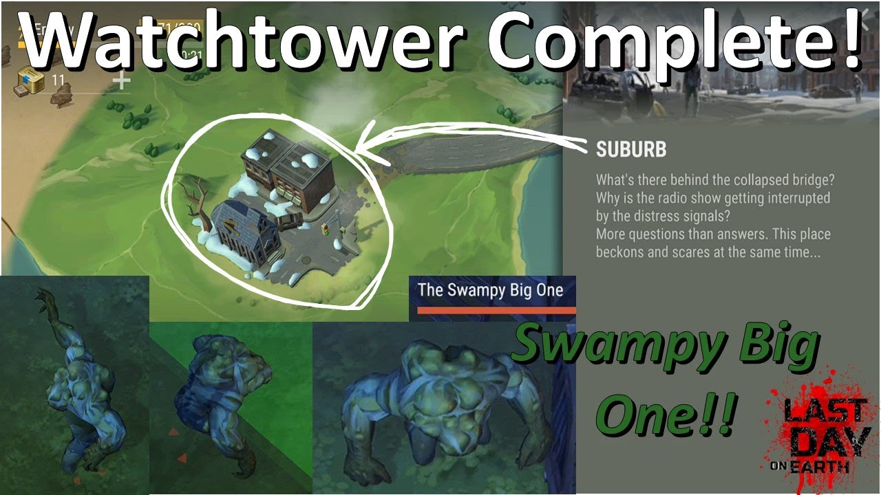 Final Watchtower is Complete!! Swampy Big One Battle + Suburbs Sneak Peak! [LDOE: Survival]