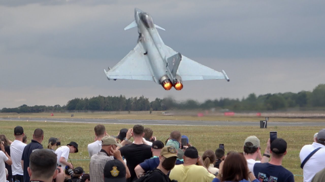 [4K] RAF Eurofighter Typhoon – Best Jet Demo We’ve Ever Seen!