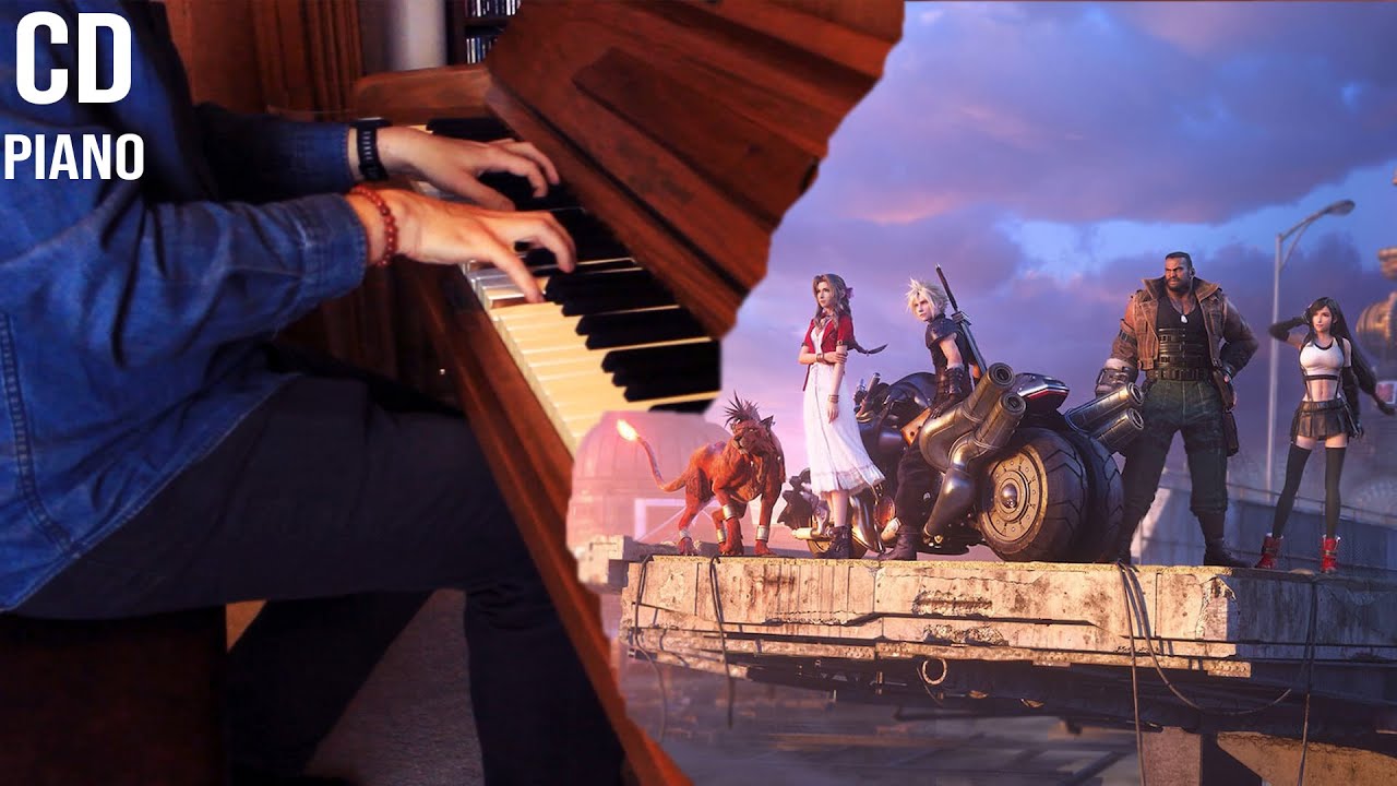 Final Fantasy 7 - Piano Cover - With heavy heart - A seabreeze stroll