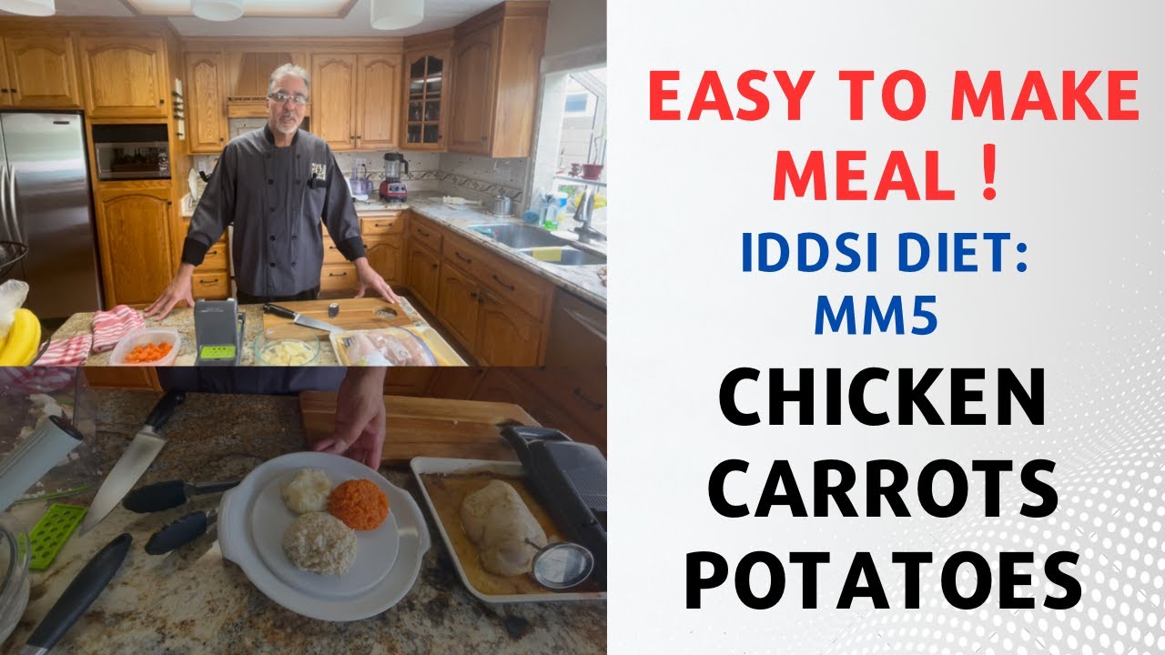 Flavorful Bites PT. 2: A Dysphagia Diet Feast Featuring Chicken, Carrots, and Potatoes!