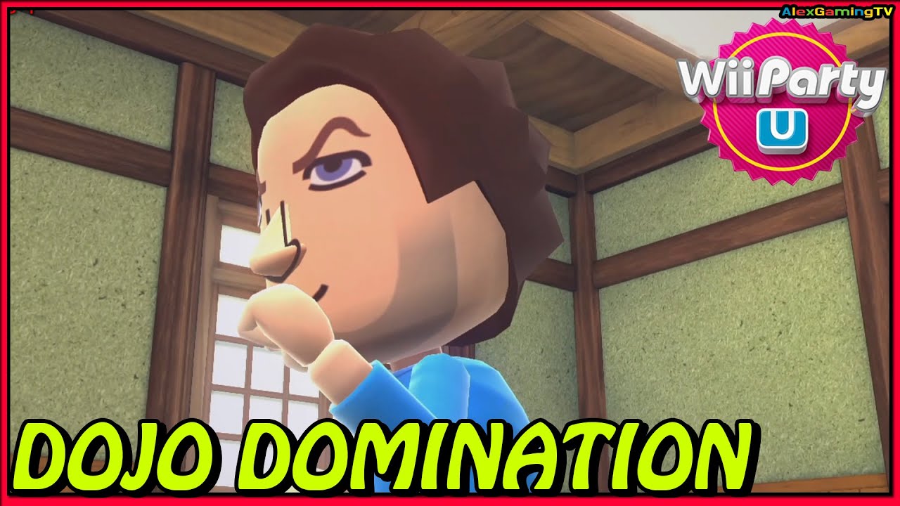 Wii Party U - Dojo Domination ( Standard Mode ) 도장깨기 | AlexGamingTV