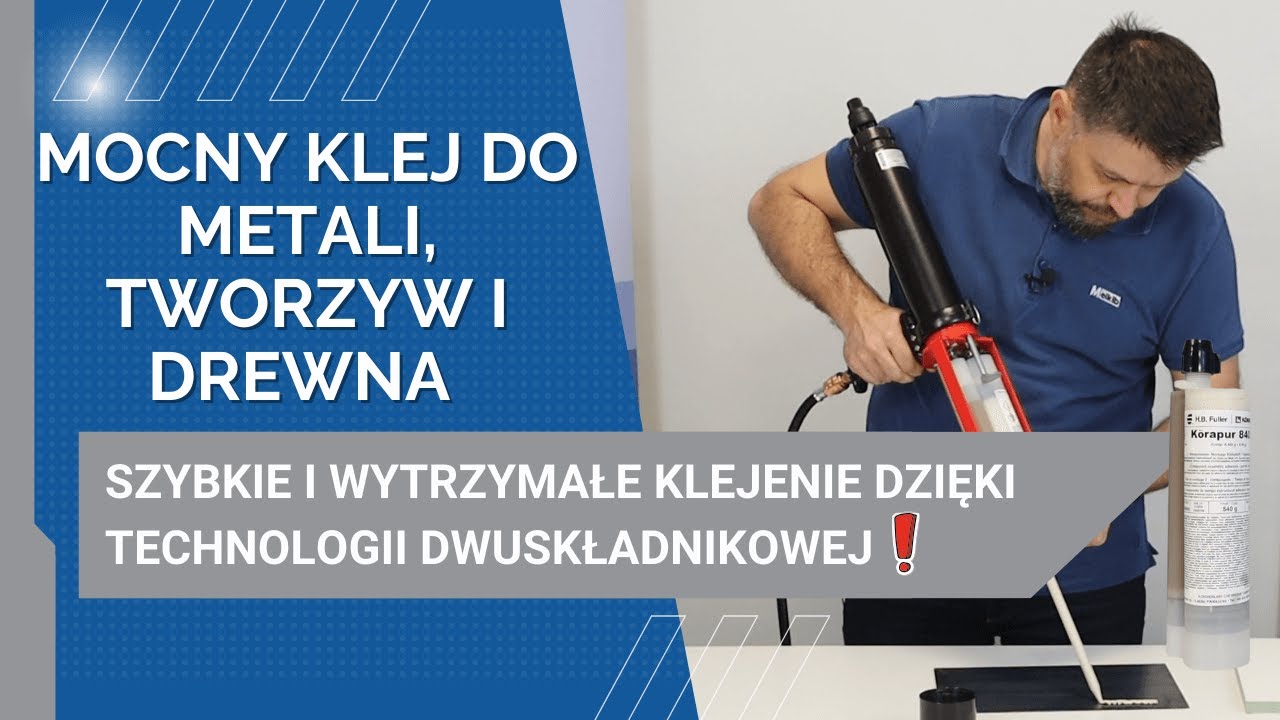 Szybki i wytrzymały klej do metalu, tworzyw i drewna - poznaj Korapur 840!