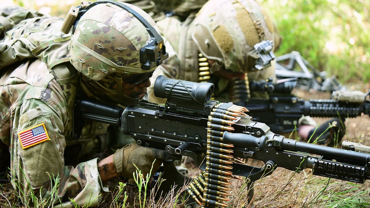 U.S. Soldiers Assault an Objective in Live-Fire Training in Germany