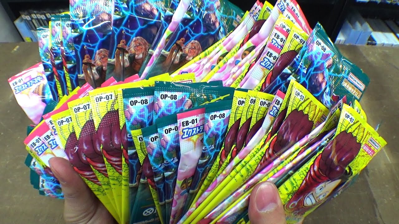 怪しい自販機の中身全部出したパックはサーチ品なのか開封してみた【ワンピース／ワンピカ】