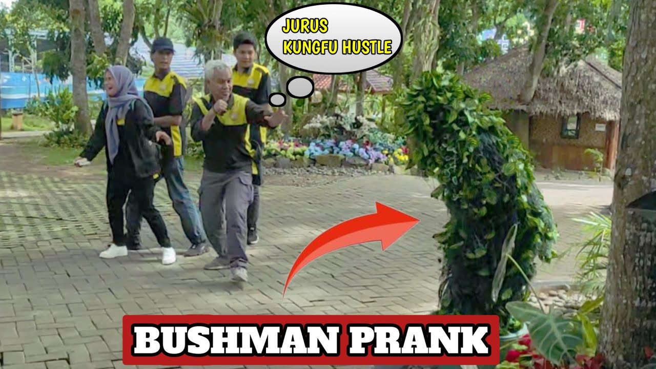 BUSHMAN PRANK INDONESIA || BEST REACTION PRANK
