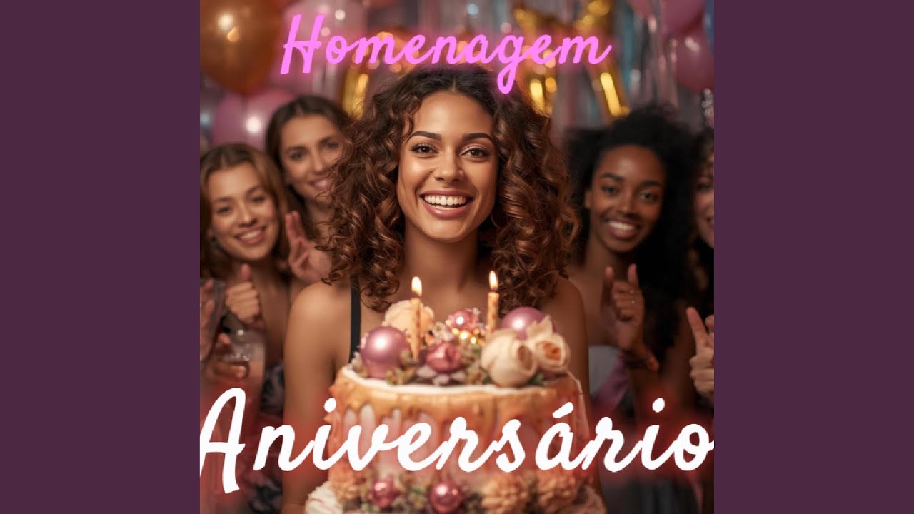 Aniversário de Mulher - Homenagem para festa de aniversário Parabéns