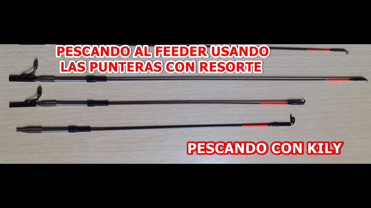 PESCA AL FEEDER USANDO PUNTERAS CON RESORTE