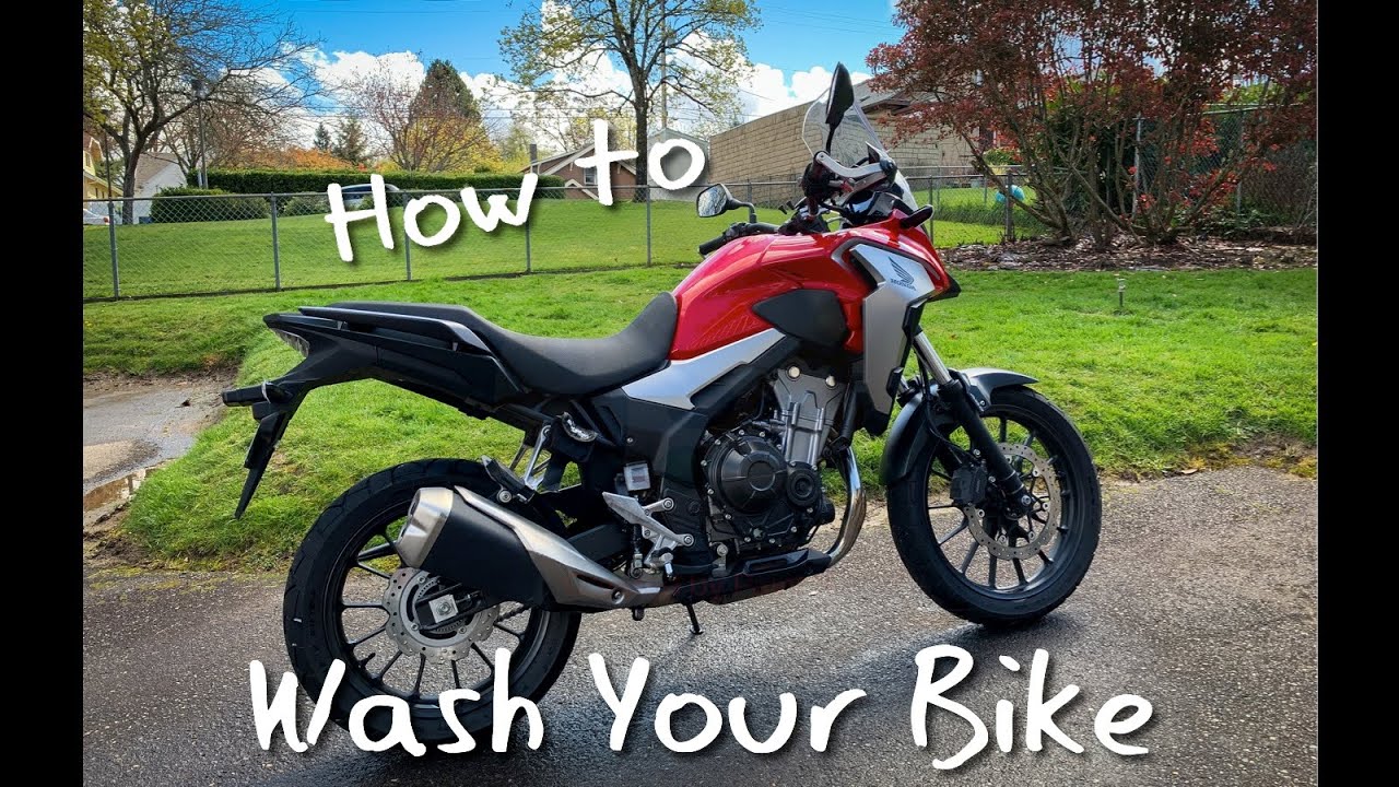 Как помыть мотоцикл | Honda Cb500X 2019 года | Мотоцикл Oregon 2020 года #howto #cb500x