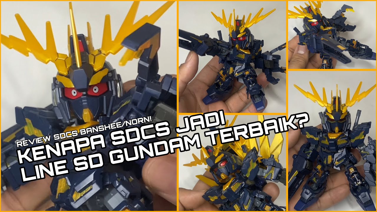 LINI TERBAIK SD GUNDAM! REVIEW SDCS CROSS SILHOUETTE GUNDAM UNICORN 02 BANSHEE NORN