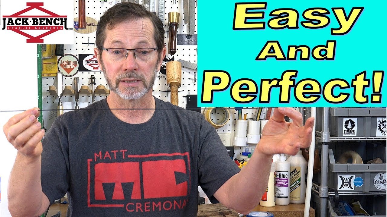Extreme Accuracy Veneer Jig for Very Thin Strips and Perfect Squares with