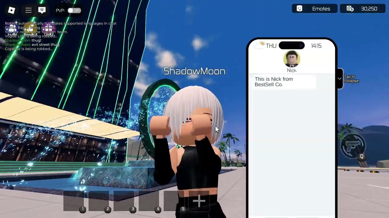 ROBLOX STREET CODE GAMEPLAY