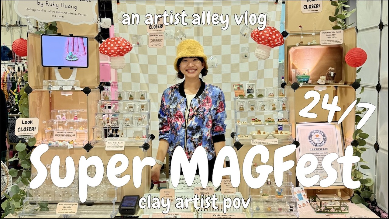 Being a Clay Artist in the Alley: Super MAGFest 2026 Vlog