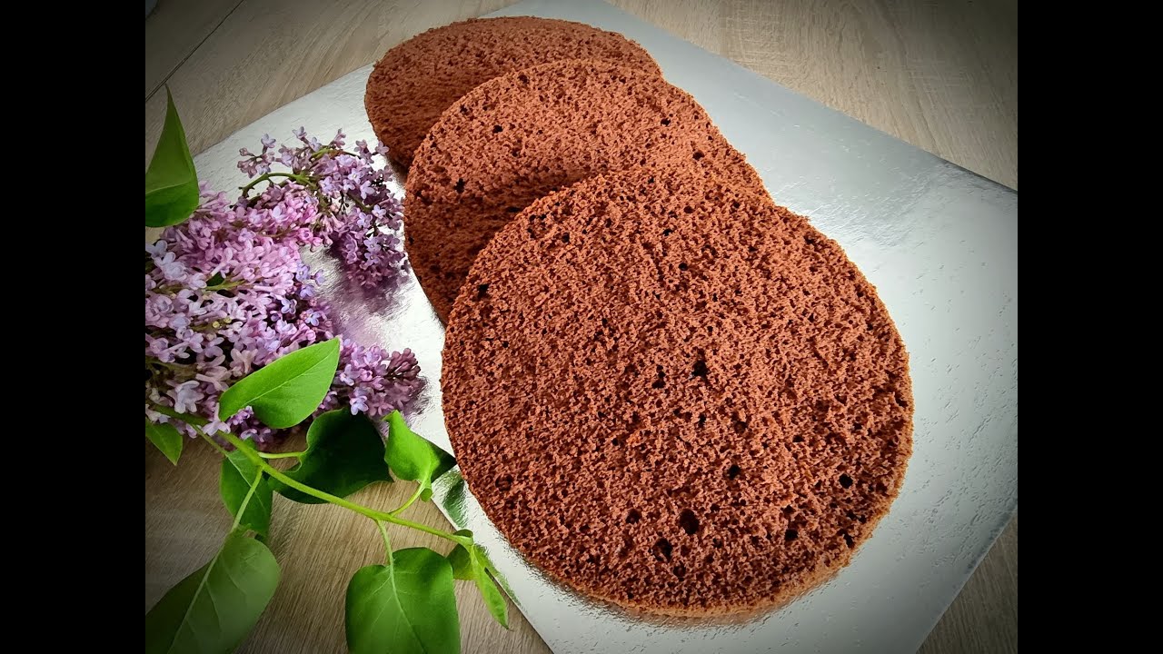 Blat Sponge cu cacao - uimitor de pufos și delicios în torturi/prăjituri | Pasiune & Savoare