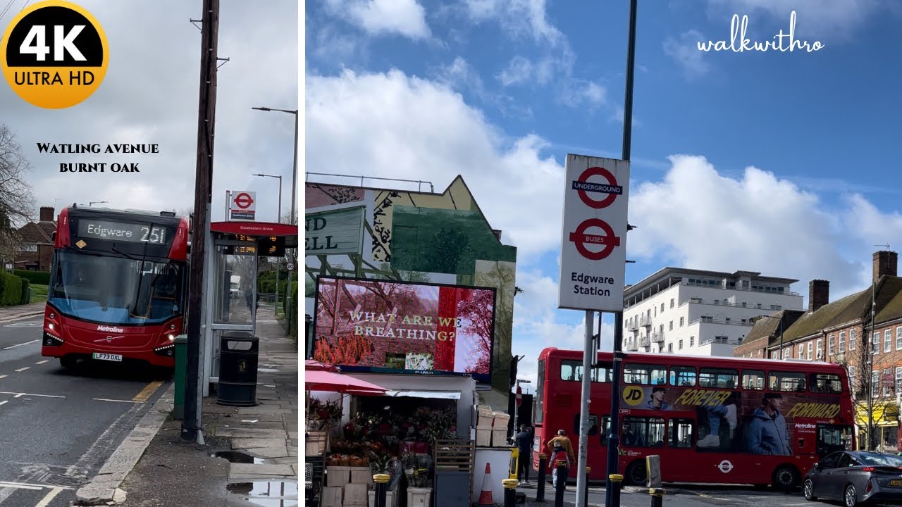 Let’s walk: Colindale (Grahame Park) to Edgware Town Centre via Mill Hill Broadway #walkwithro