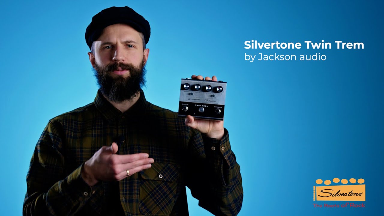 The Silvertone Twin Trem with endorser Viktor Panchishko from Risin Sabotage