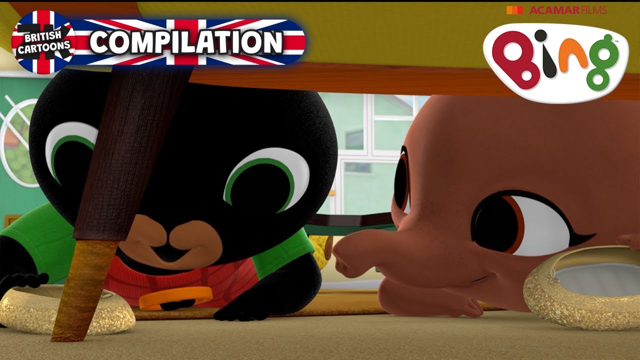 Веселье с Сулой и Бингом! 🐰🐘 Игры и смех | Сборник всех серий Bing | Британские мультфильмы ZeeKay