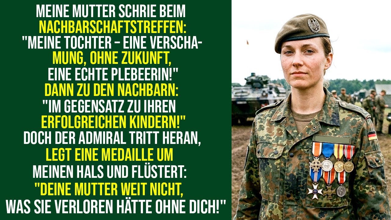 Meine Mutter beschämte mich vor allen – bis ein Admiralsrang mich ehrte und…