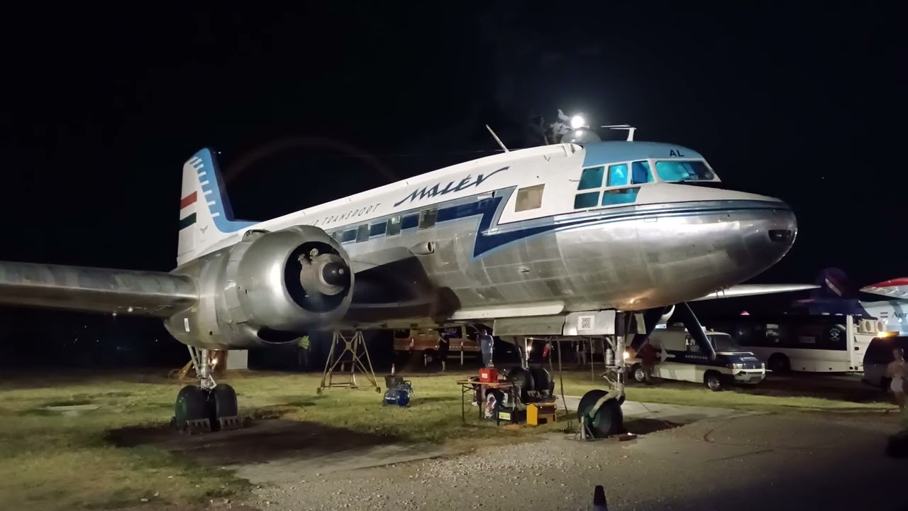 Ilyushin Il-14P engine run at Aeropark - 17 August 2024