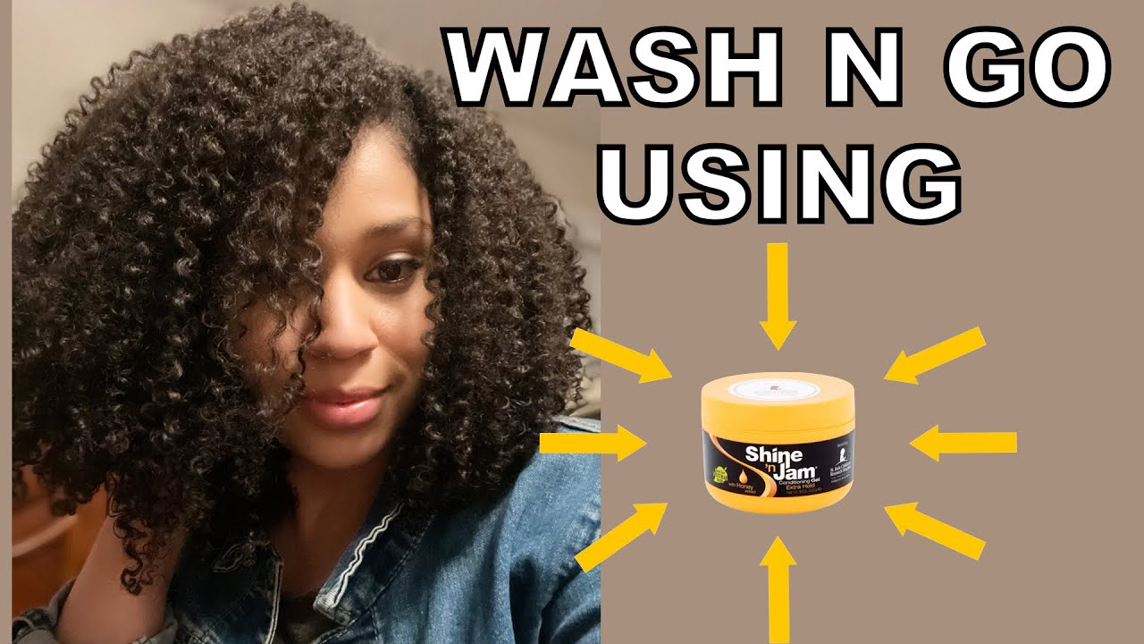 WASH N GO USING SHINE AND JAM GEL - GREAT WASH N GO COMBO - NaturalsBest