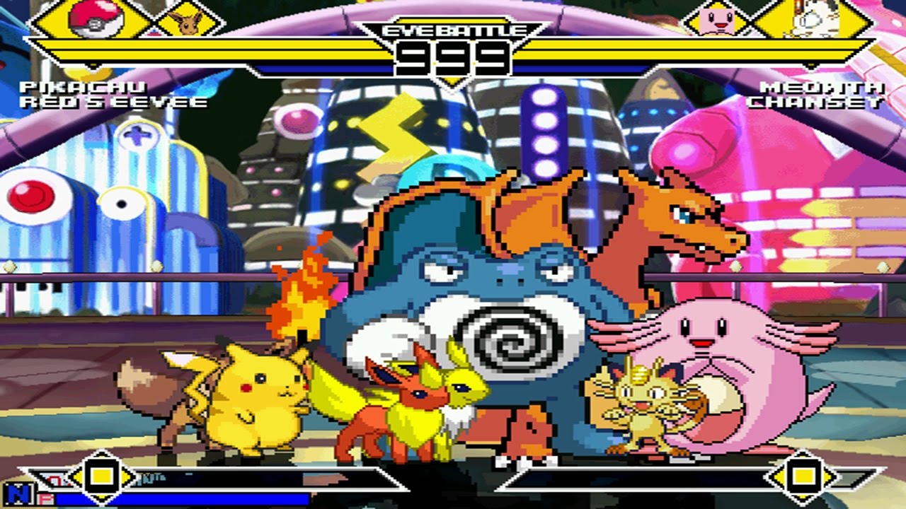 Pokémon Party 4v4 Patch MUGEN 1.0 Battle!!!