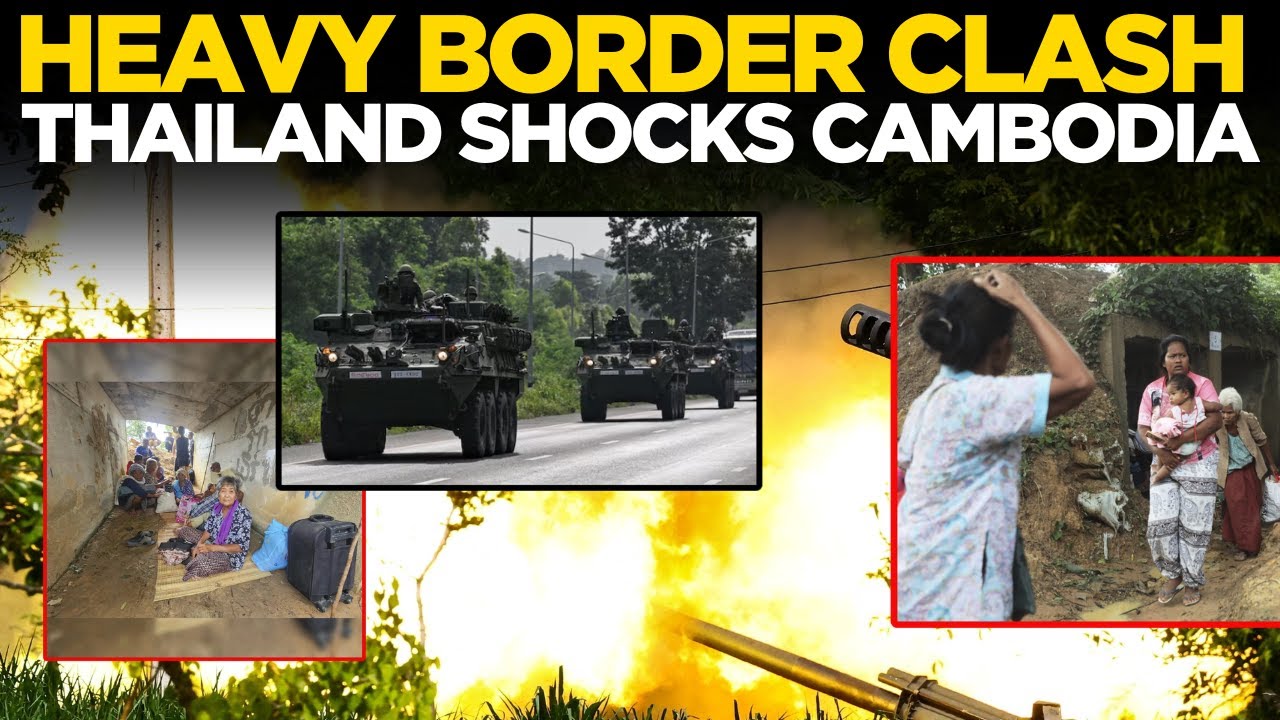Thailand Cambodia War LIVE | Heavy Firing At Thailand Cambodia Border Clash | Thailand LIVE