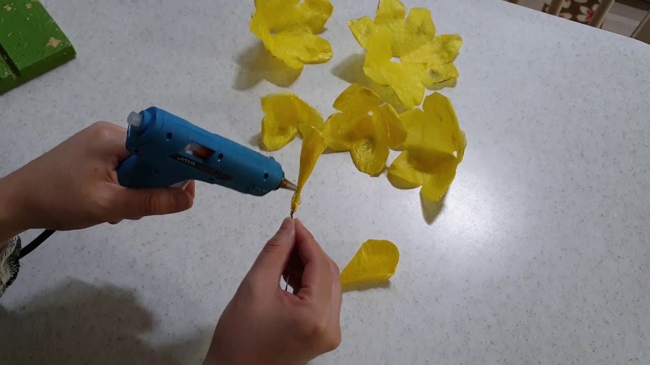 Cómo hacer Rosas Amarillas con Bolsas de Plástico | Recicla  reutiliza y decora tu casa