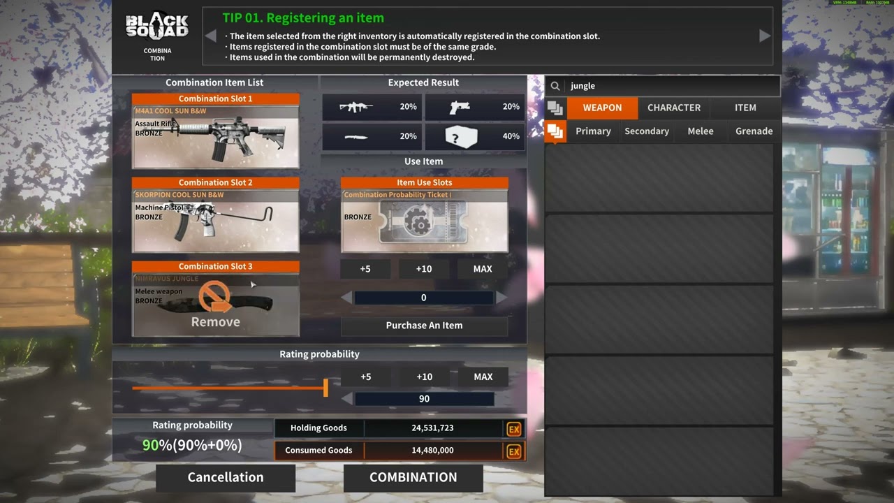 Black Squad - Combination Tutorial