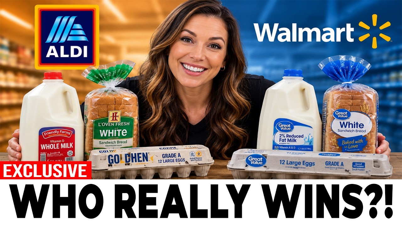 Aldi vs Walmart: I Bought The Same 15 Items | The Winner SHOCKED Me