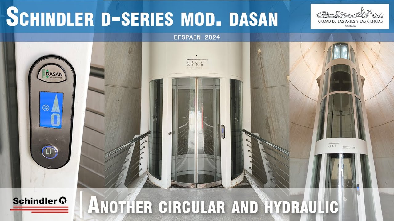 (2/2) 1998 Schindler D-Series (mod. Dasan 2022) circular hydraulic lift @ CAC, Valencia