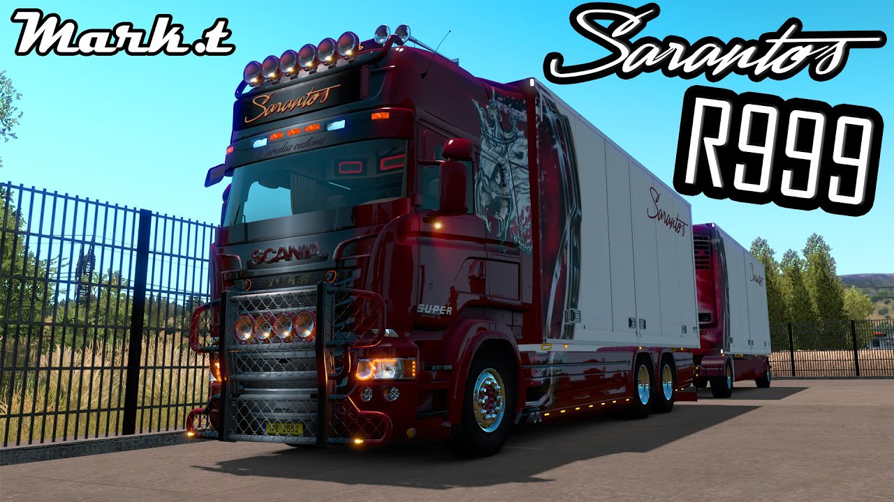Scania R999 Sarantos Greek! (Euro Truck Simulator 2)