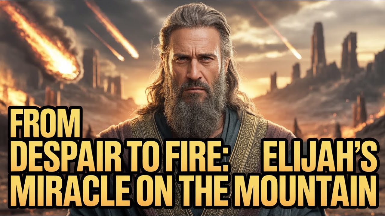 Elijah: 40 DAYS of DESPAIR TRANSFORMED into  FIRE on the MOUNTAIN by GOD'S MIRACULOUS PLAN!