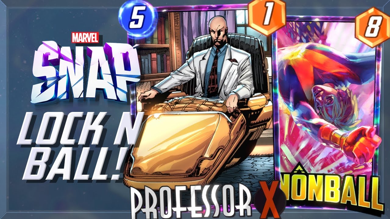 PROFESSOR X one lane, CANNONBALL the other! | Marvel Snap Deck