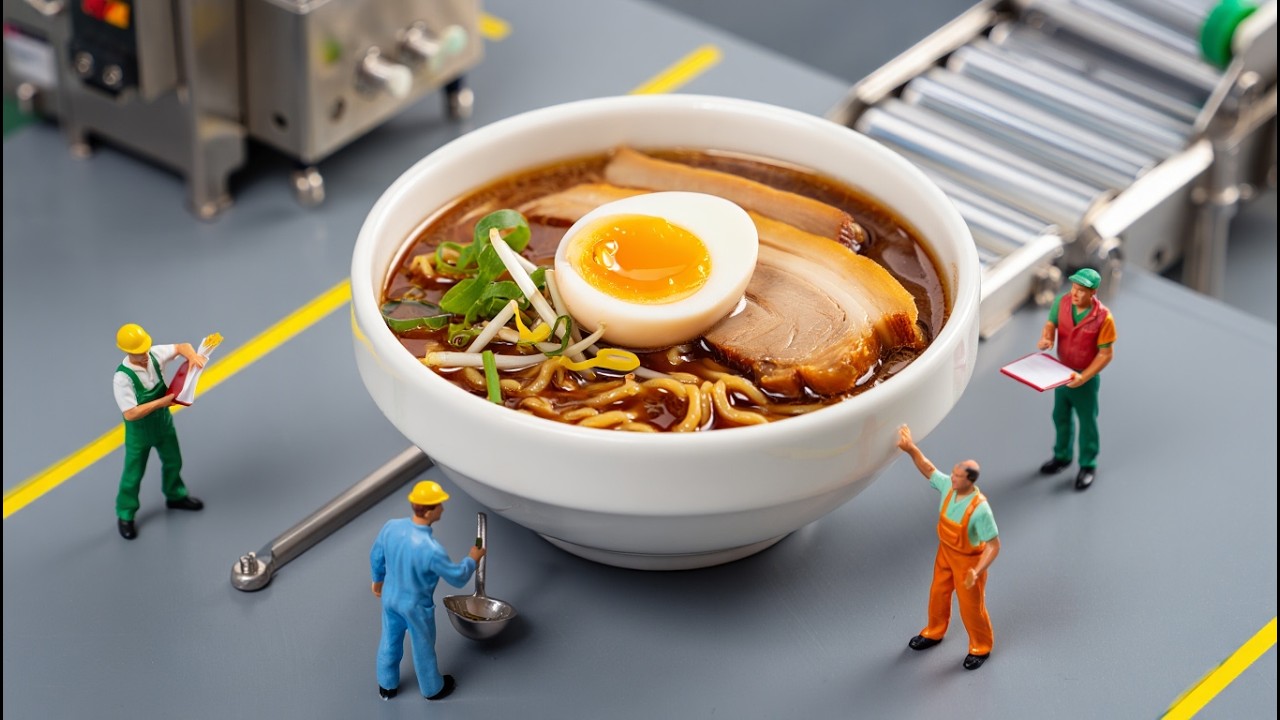 How Ramen Noodles Are Made &mdash; Full Factory Process
