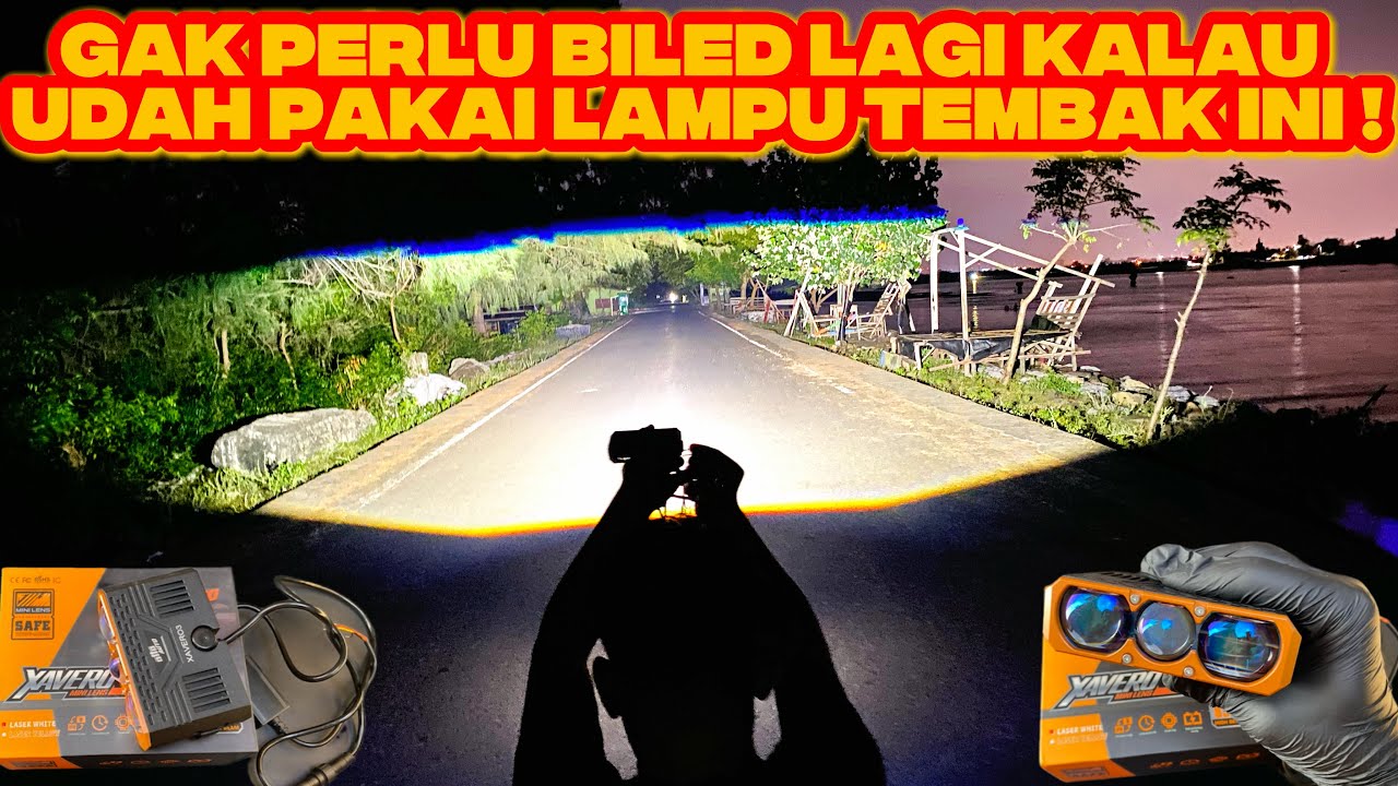 REKOMENDASI LAMPU TEMBAK BILED SUPER TERANG BUAT SIANG JADI MALAM OTTO XAVERO 3 !