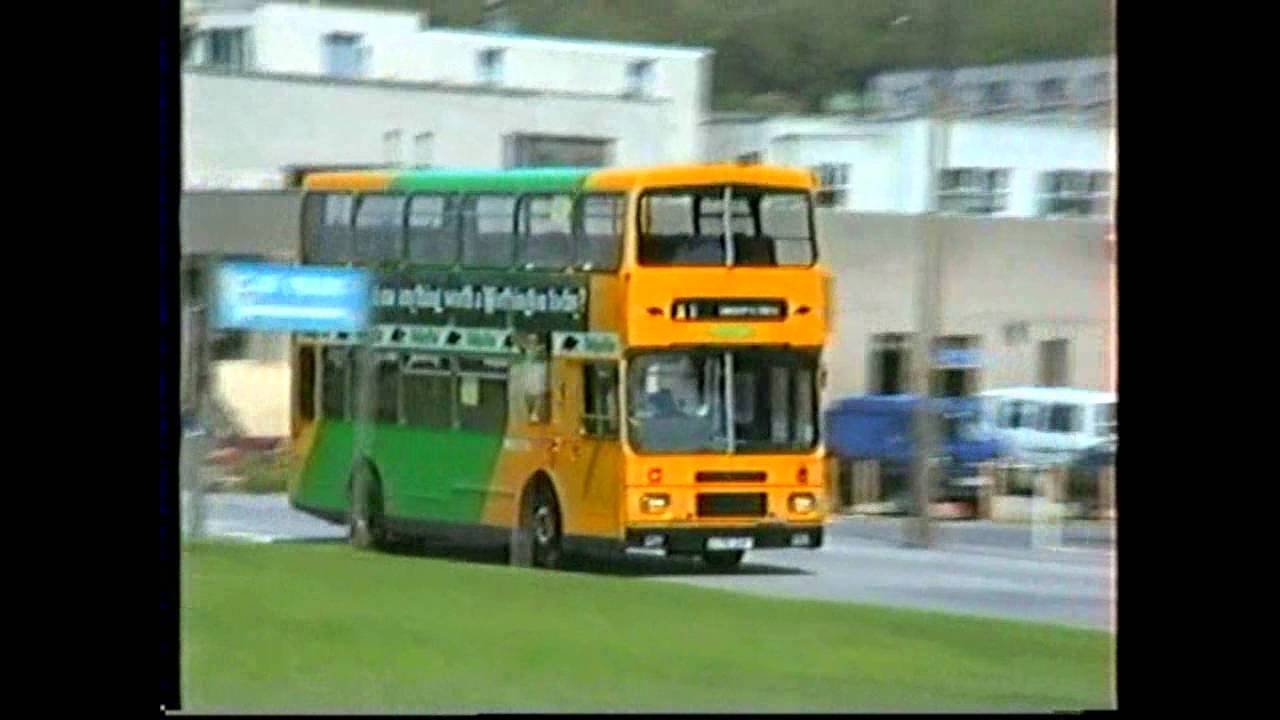 Badgerline buses in Wells Weston Super Mare and Bath in 1992