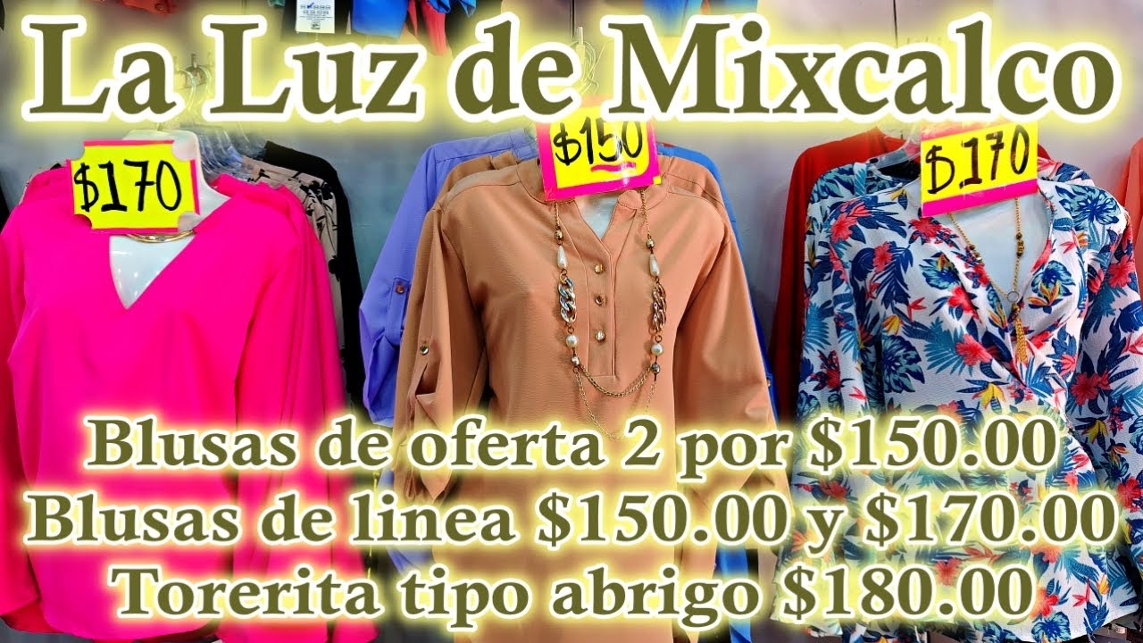 La Luz de Mixcalco | Blusas de Oferta a 2 por $150.00  Toreritas tipo abrigo $180.00
