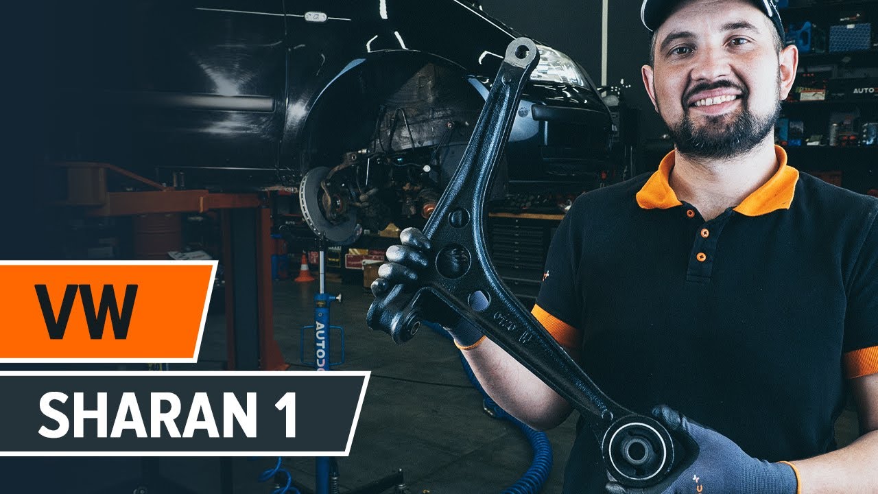 How to change front suspension arm on VW SHARAN 1 [TUTORIAL AUTODOC]