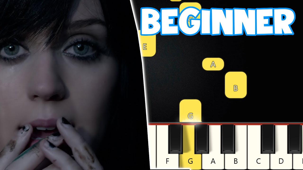 The One That Got Away - Katy Perry | Beginner Piano Tutorial | Easy Piano