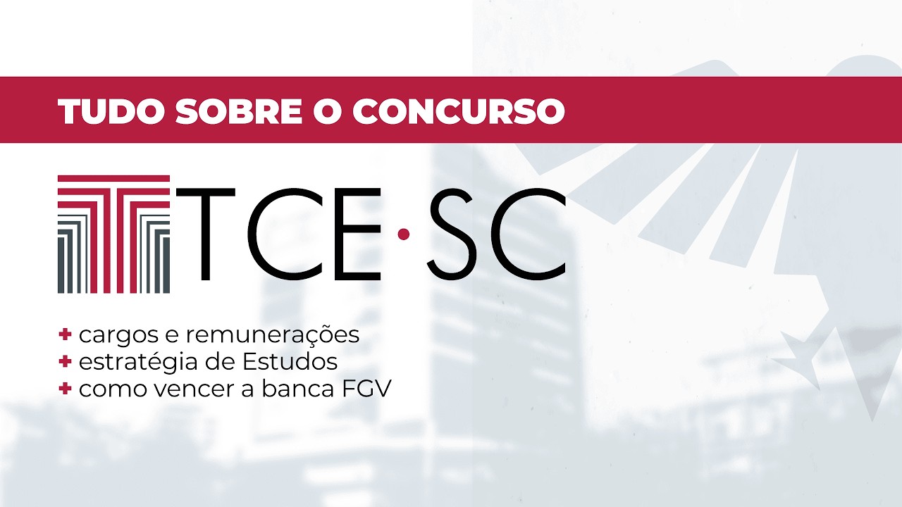 Concurso TCE/SC 2026 - Edital Publicado