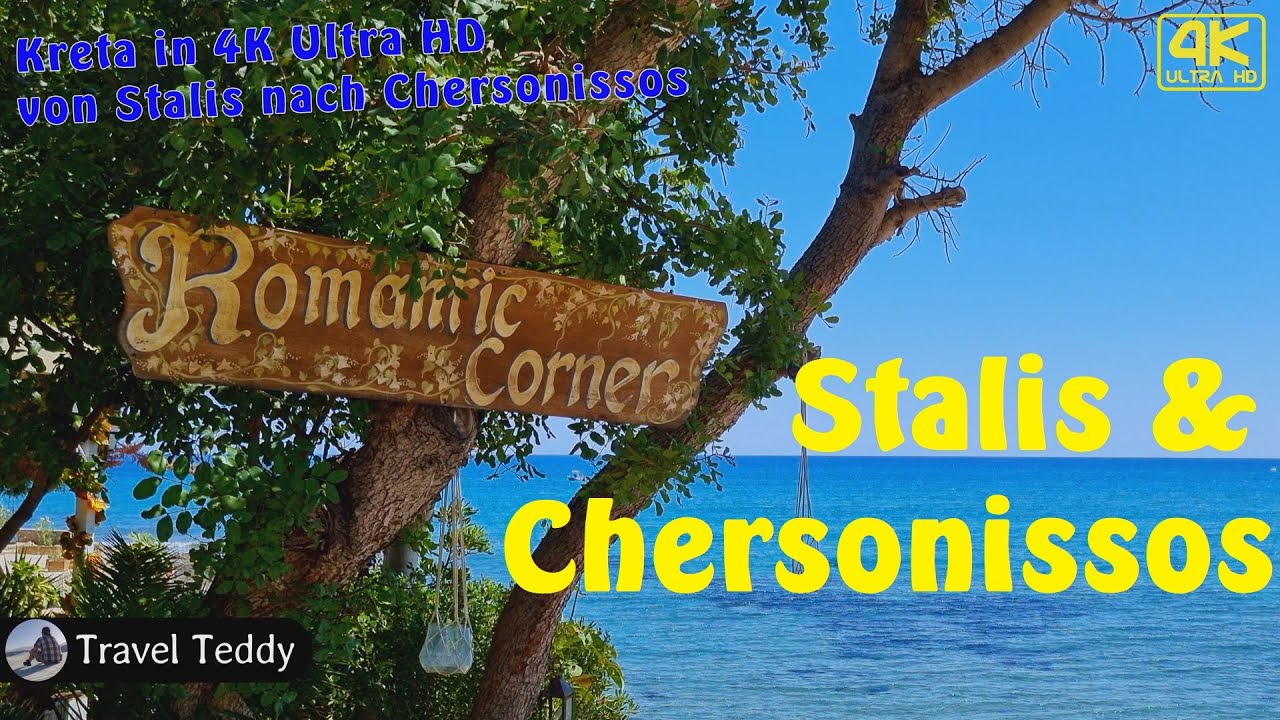 Wanderung von Stalís nach Chersonissos – Küstenweg, Strände & Meerblicke in 4K UHD | Kreta, Crete