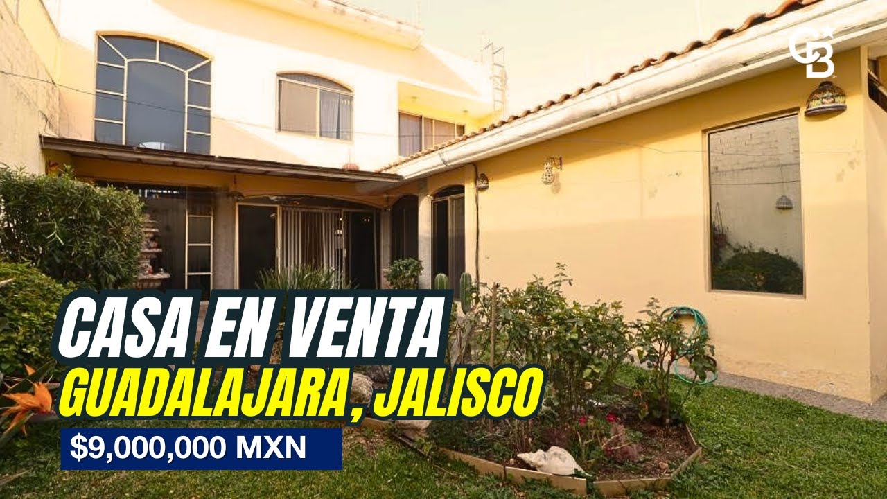 Casa en Venta en Jardines del Bosque Centro – Guadalajara | Jardín, Jacuzzi y Ubicación Prime