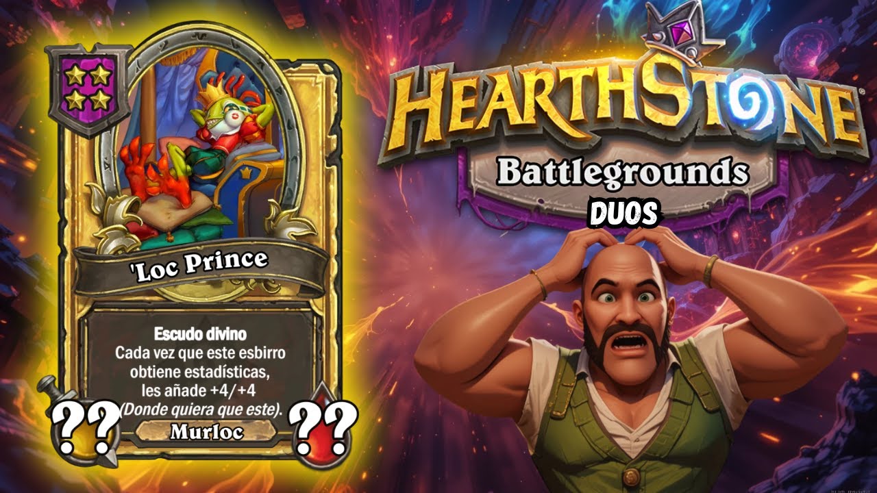 Barriendo el lobby  con esta carta | Hearthstone Battlegrounds Duos