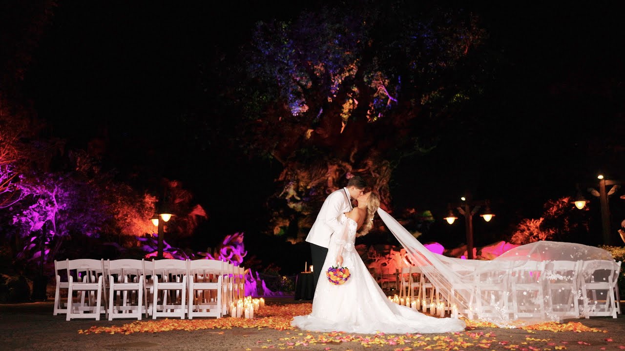 Disney Fairytale Wedding // Animal Kingdom Tree of Life Film // Alley + Isaac