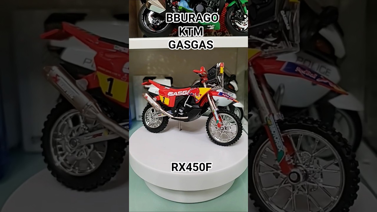 New Bburago 1/18 Gasgas Rx 450f Dakar 2023 